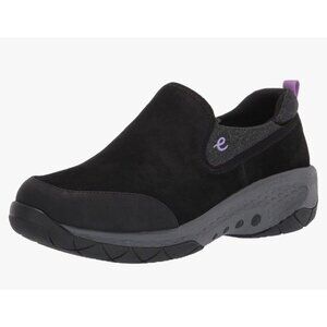 Easy Spirit Jollie Black Suede Purple Slip On Sneaker Shoe Women’s 7 Wide